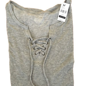 NWT Lane Bryant Hacci short sleeve t grey